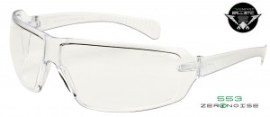 UNIVET BALLISTIC - occhiale 553 ZERO NOISE con lente trasparente