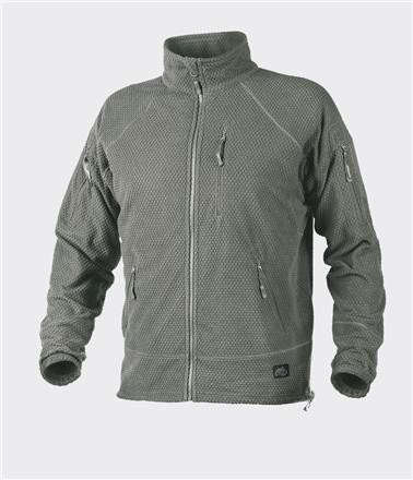 ALPHA TACTICAL Jacket - Grid Fleece - FOLIAGE GREEN HELIKON TEX