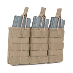 Triple Open 5.56mm Open Mag Pouch – COYOTE TAN WARRIOR