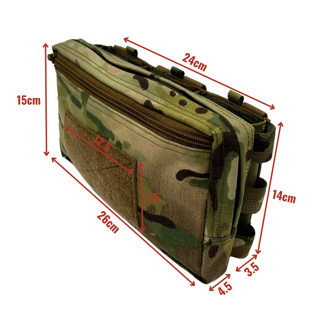 WARRIOR TRIPLE SNAP MAG UTILITY POUCH – MULTICAM - immagine 3