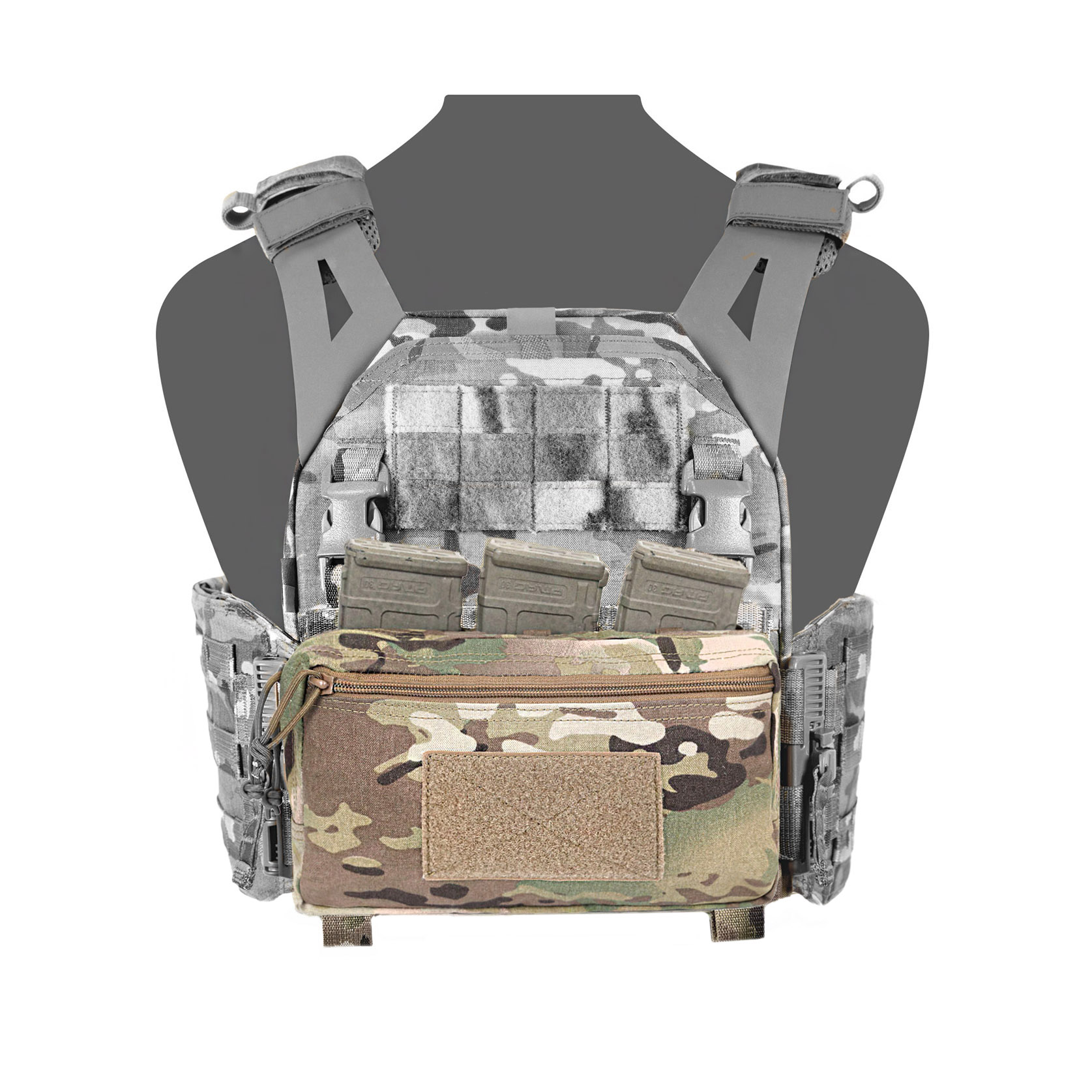 WARRIOR TRIPLE SNAP MAG UTILITY POUCH – MULTICAM - immagine 4