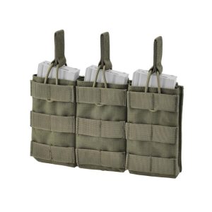 DEFCON 5 TASCA PORTA CARICATORE TRIPLO PER 5.56 VERDE OD
