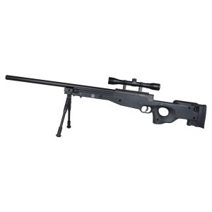 WELL FUCILE SNIPER A MOLLA CON BIPIEDE E OTTICA 4X32 NERO (MB01BB-O)