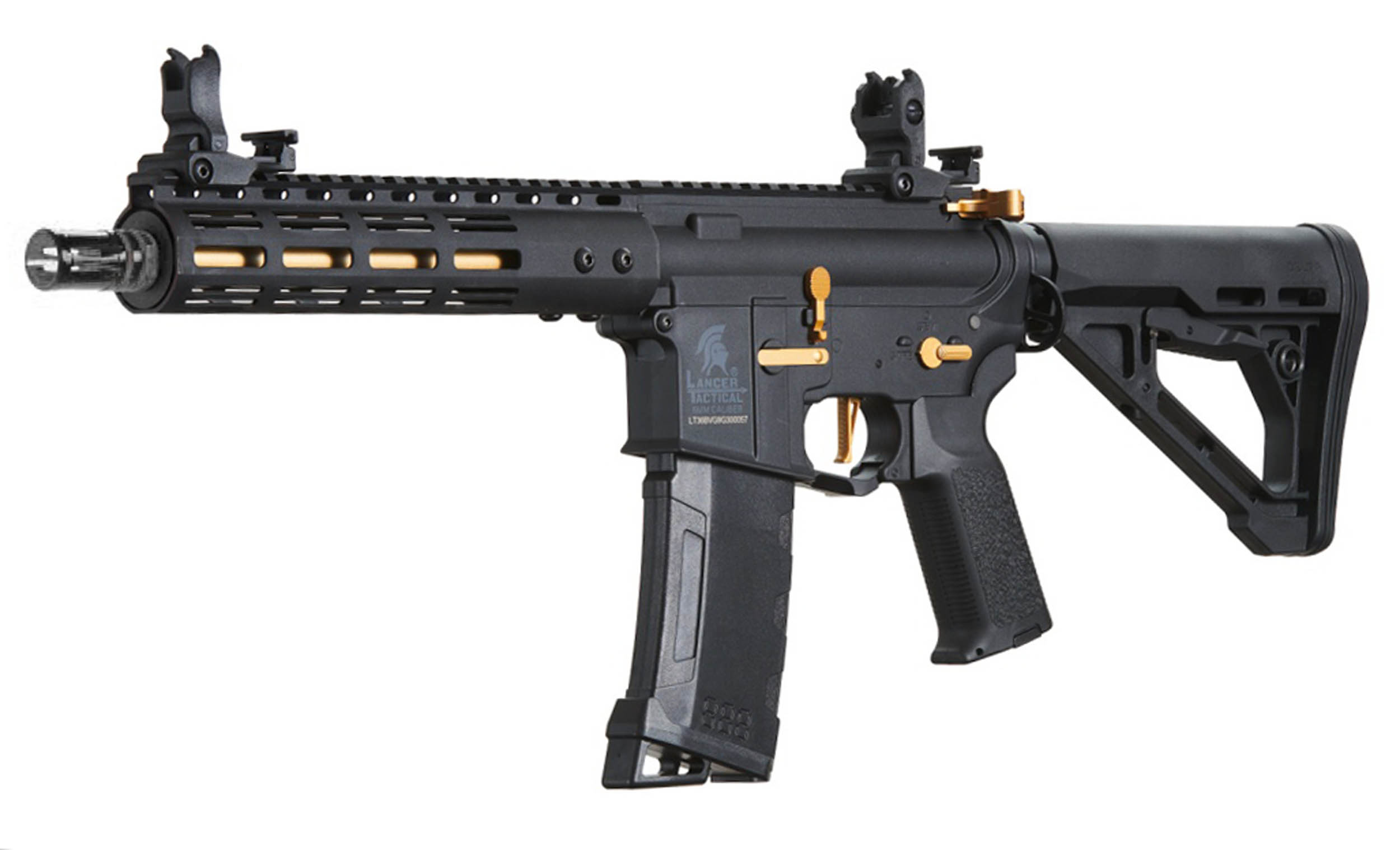 Lancer Tactical LT-36 Archon AEG Gen.3 - Black / Gold - immagine 5