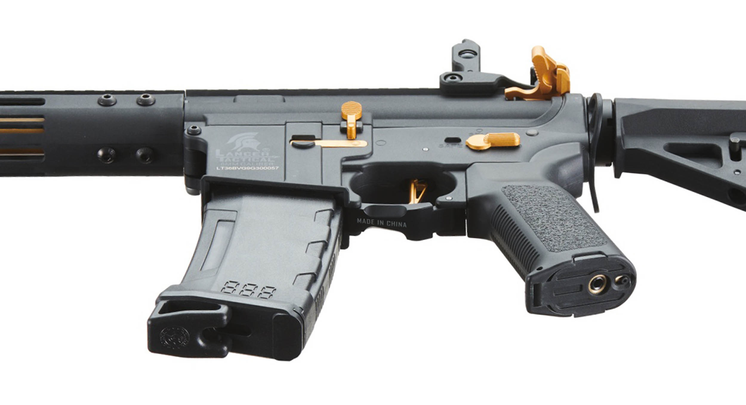 Lancer Tactical LT-36 Archon AEG Gen.3 - Black / Gold - immagine 7