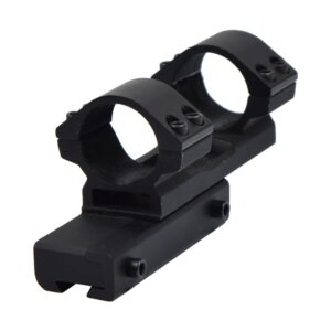JS-TACTICAL ATTICCO OTTICA 1" CON OFFSET 30mm PER SLITTE 11mm NERO (JS-AOF25H20)