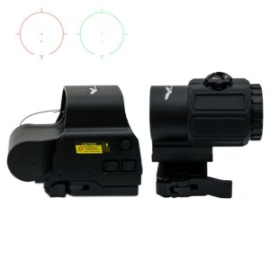 JS-TACTICAL RED DOT CON MAGNIFIER 3X NERO (JS-G43558)