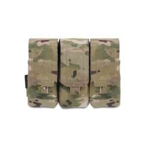 Warrior Triple Covered Mag Pouch M4 5.56mm multicam